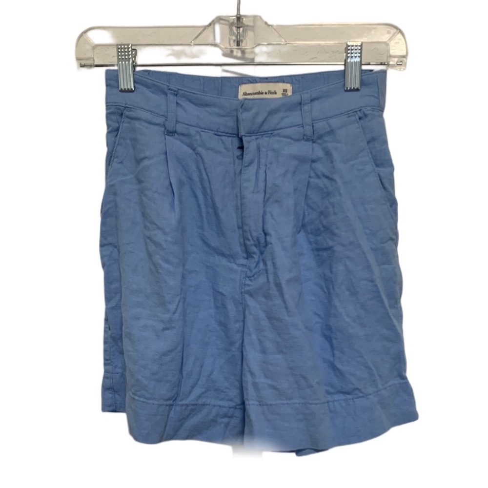 Abercrombie & Fitch High-Waist Light Blue Women's Shorts